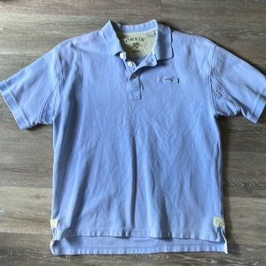 Mens Fishing Polo Orvis size large 100% cotton